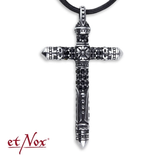 Pendentif croix gothique ETNOX