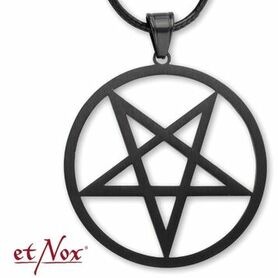Pentagramme satanique inversé black edition