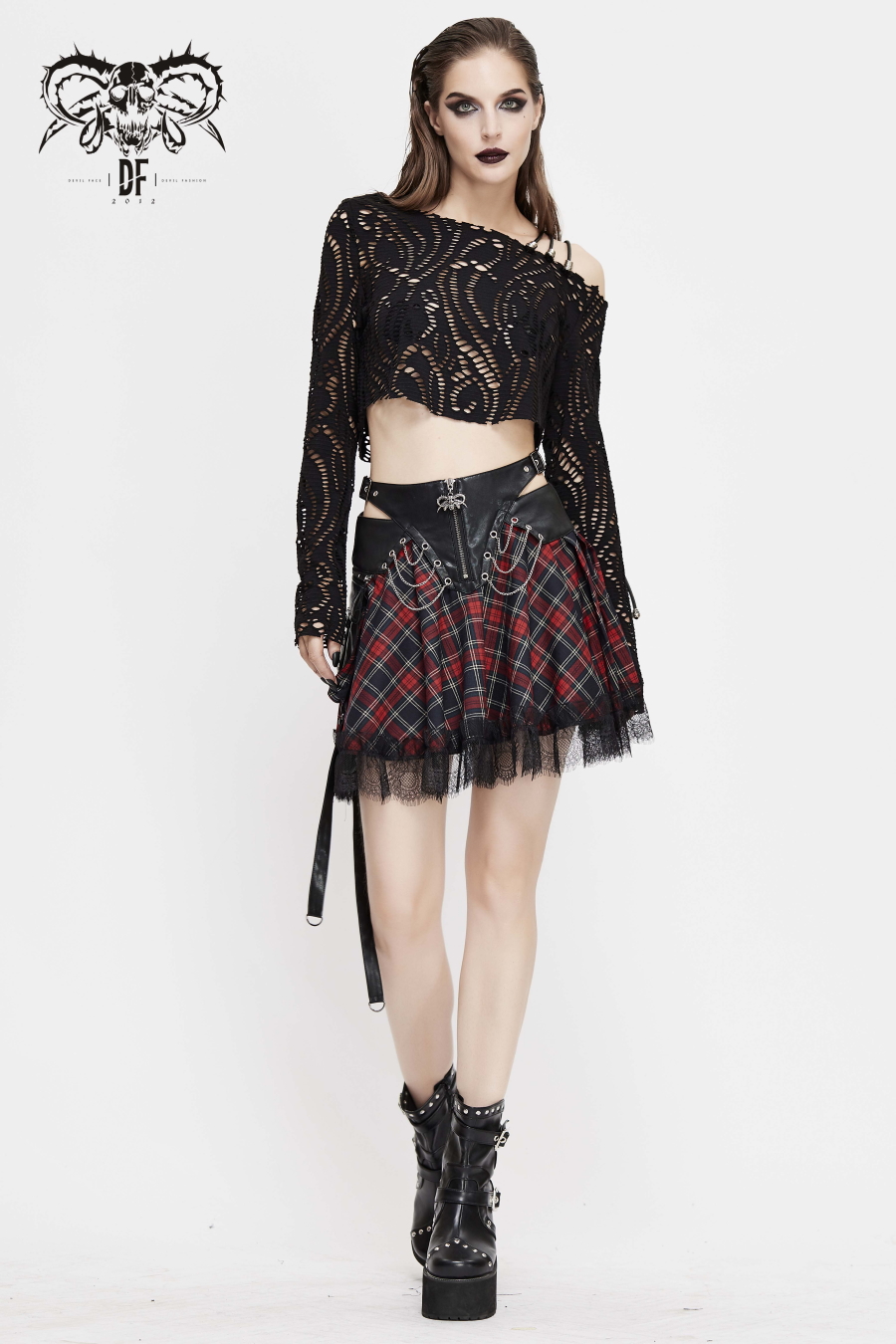 photo n°3 : Jupe plissée DEVIL FASHION 'attala'