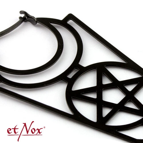 photo n°2 : Boucles d'oreilles gothiques nu goth
