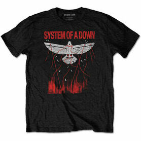 T-shirt officiel SYSTEM OF A DOWN 'dove overcome'