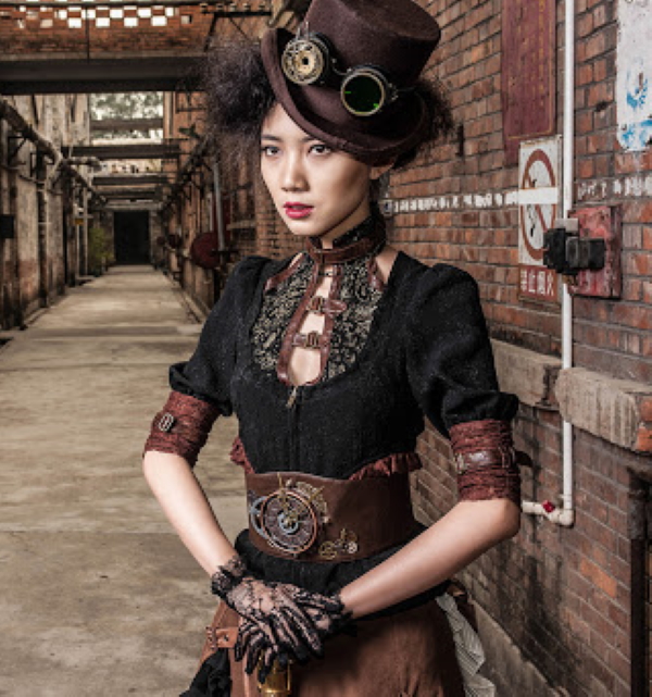 photo n°5 : Ceinture steampunk marron RQBL