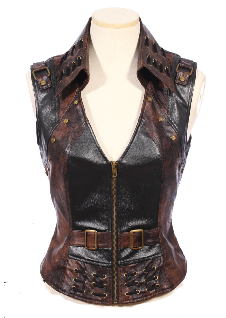 gilet steampunk femme