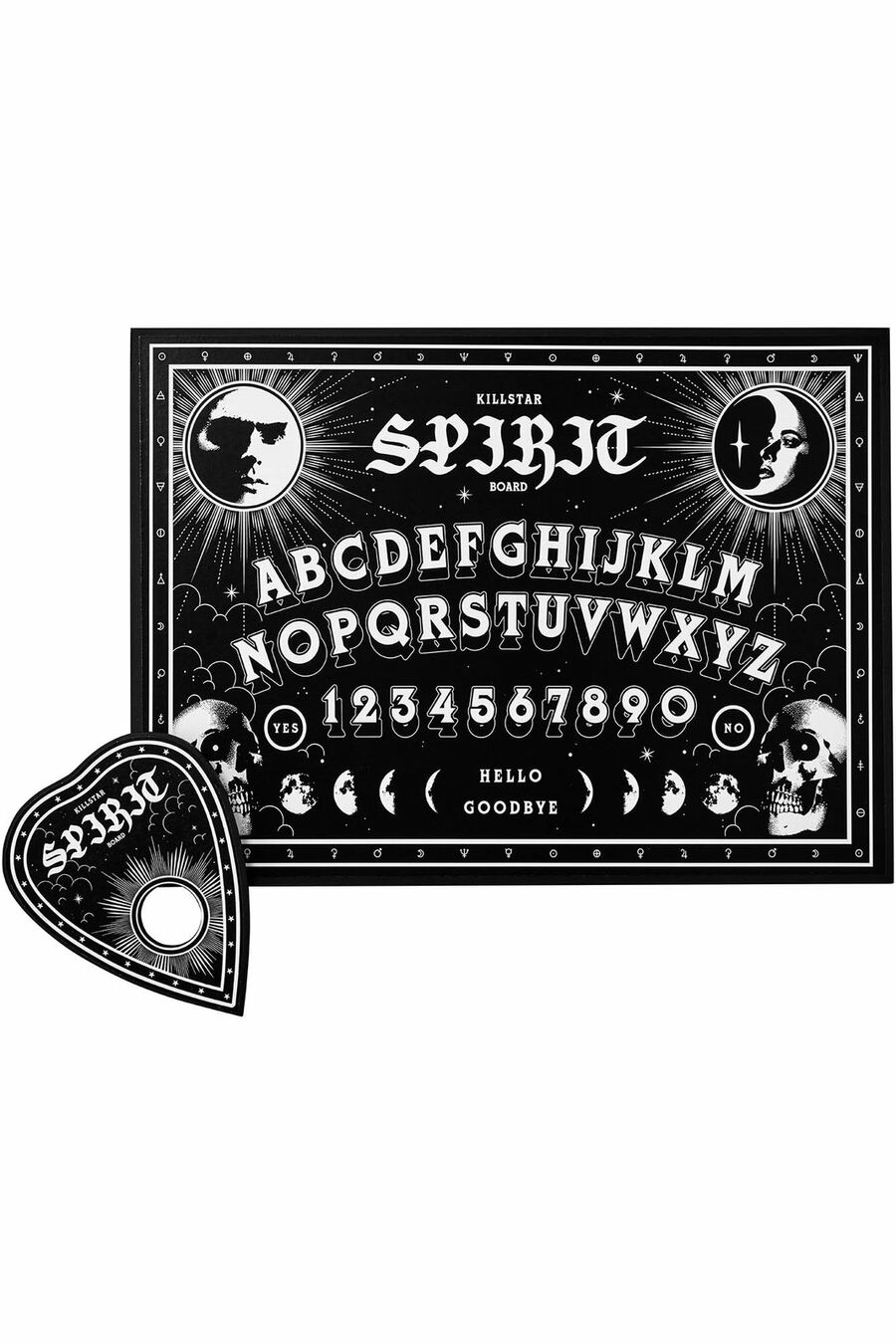 Planche ouija KILLSTAR en bois avec un design exclusif 'abyss