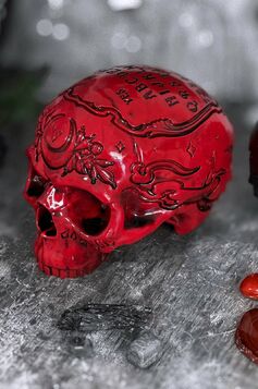 Crâne KILLSTAR rouge 'spirit board'
