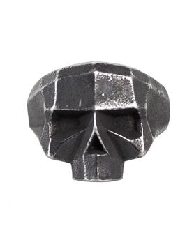 Bague gothique dirty skull