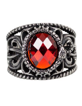 Bague ETNOX 'Red Snake'