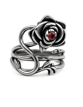 Bague Gothique etNox Rose &Eacute;ternelle