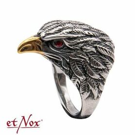 Bague tête d'aigle