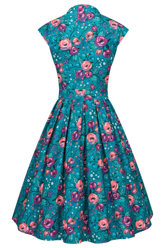 photo n°2 : Robe vintage 50's LADY VINTAGE 'Eva Wildflower'