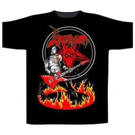 T-shirt officiel VENOM 'cronos in flames'