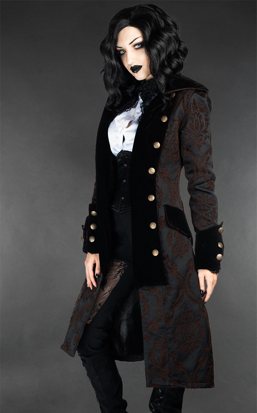 manteau victorien femme