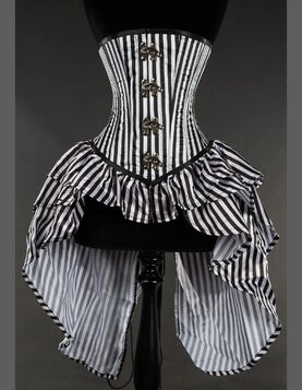 Corset à traîne Striped Clasp