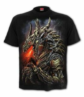 T-shirt homme SPIRAL 'Dragon Cogs'