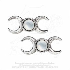 Boucles d'oreilles ALCHEMY GOTHIC 'triple goddess'