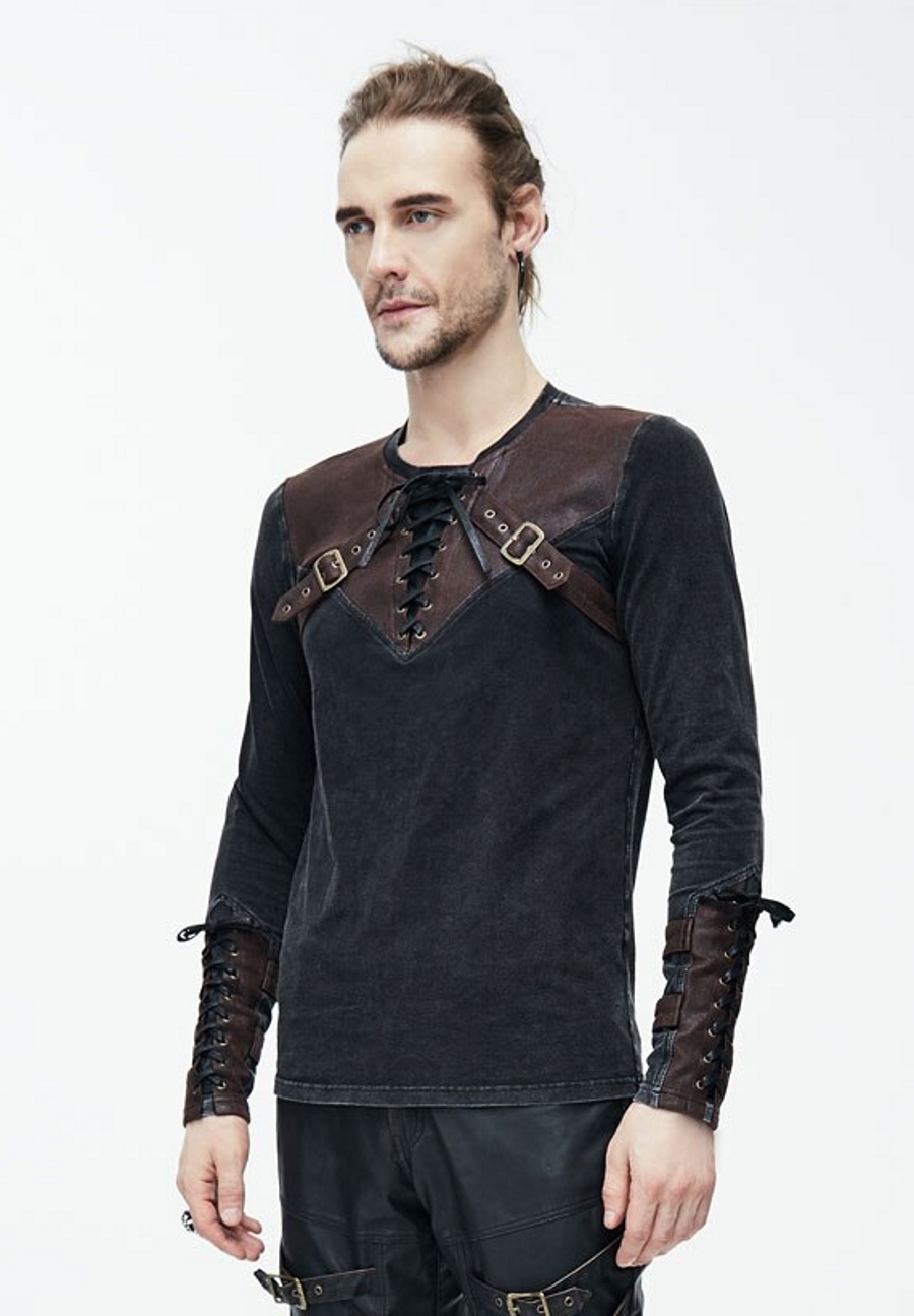 photo n°2 : Pull steampunk homme DEVIL FASHION