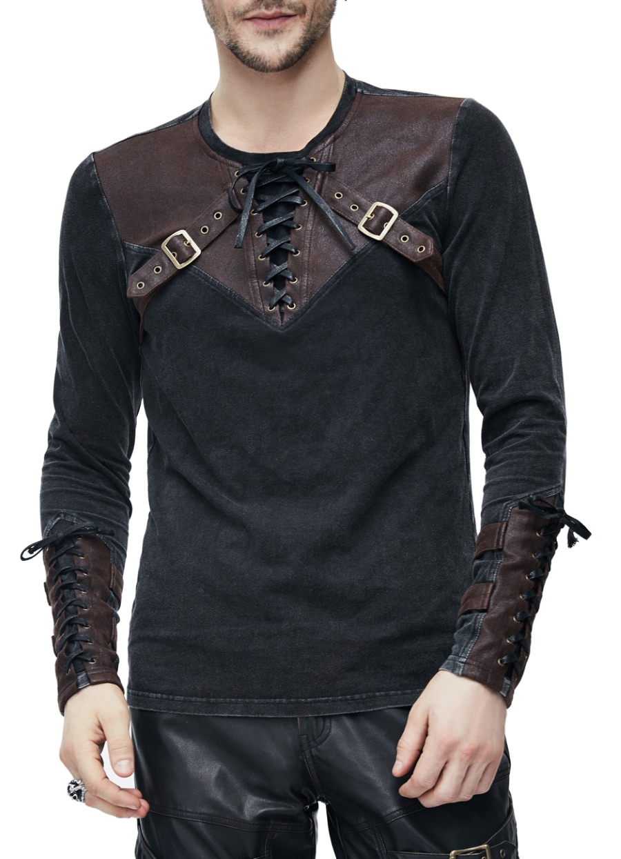 Pull steampunk homme DEVIL FASHION
