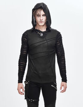 Pull Léger Gothique DEVIL FASHION 'L'Ombre Tissée'