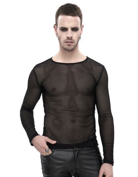 T-shirt résille manches longues DEVIL FASHION