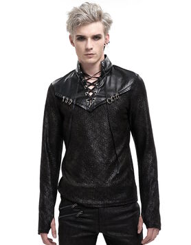 Pull Léger CyberPunk DEVIL FASHION 'Le Pacte Noir'