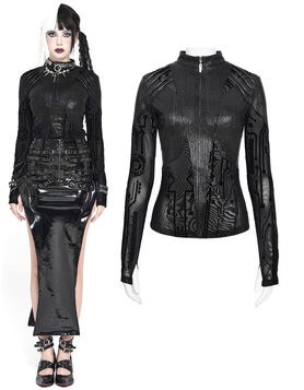 Haut Cyberpunk - Neural Dominion - Devil Fashion