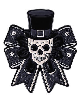 Pin's gothique Skull Dandy