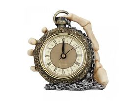 Horloge squelette steampunk