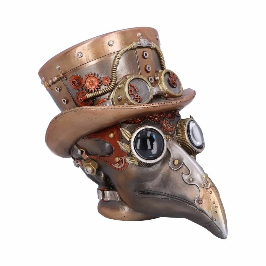Crâne steampunk 'Automaton Apothecary'