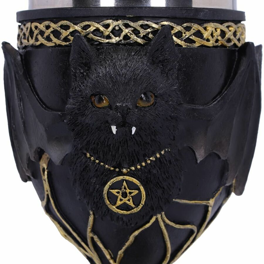 photo n°5 : Ciboire chat vampire NEMESIS NOW 'feline fang'