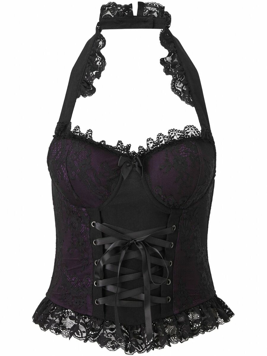 photo n°3 : Bustier KILLSTAR 'vampire bait plum'