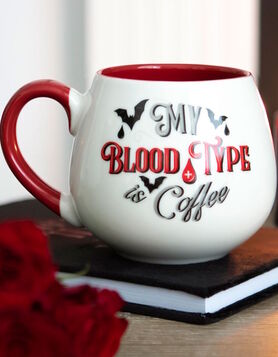 Victorian Vampire - Mug My Blood Type is Coffee