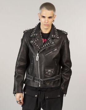 Blouson cuir premium New Rock W-NRLMJ088-S6