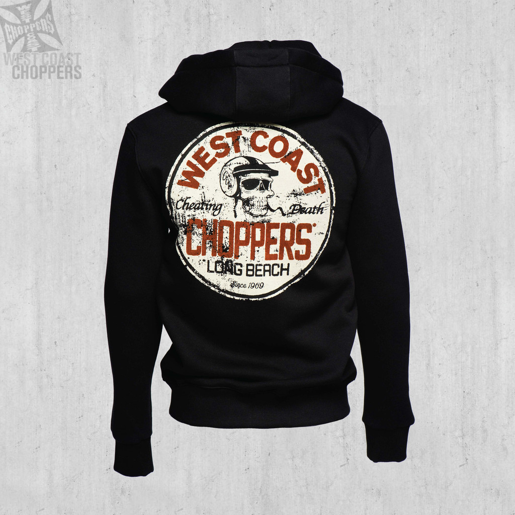 Veste zippée homme WEST COAST CHOPPER cheating death