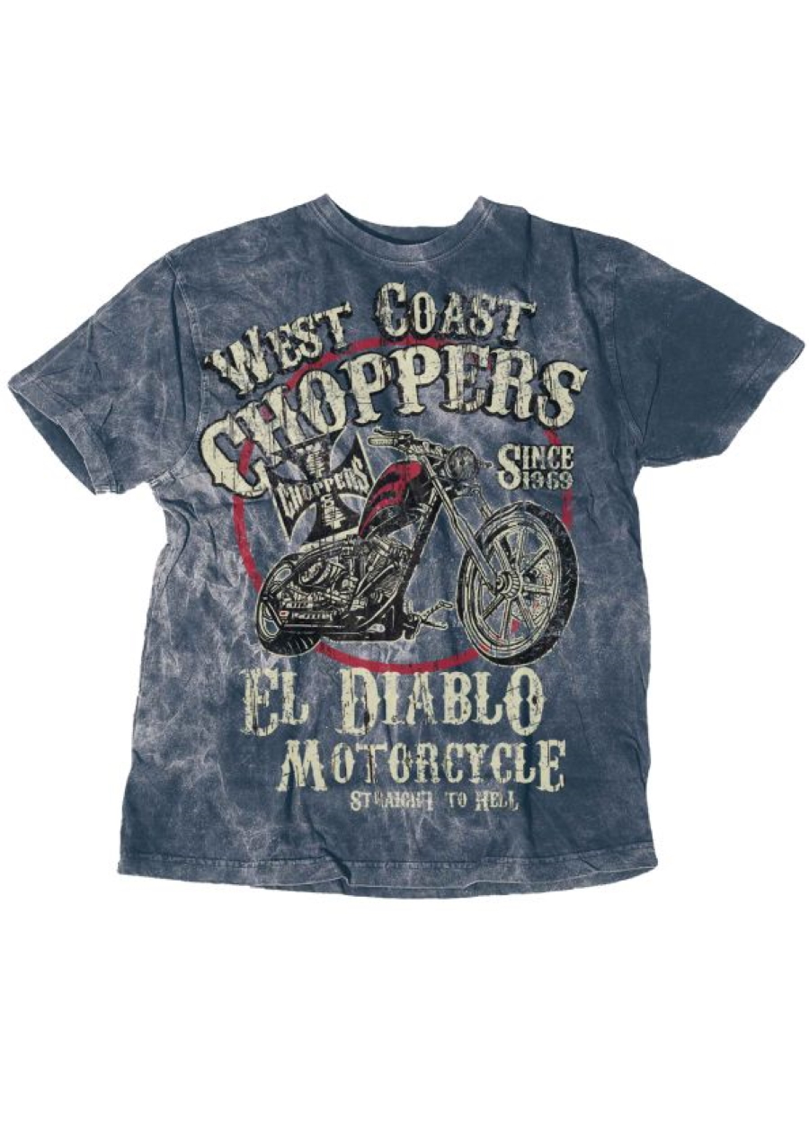 T-shirt West Coast Choppers homme manches courtes