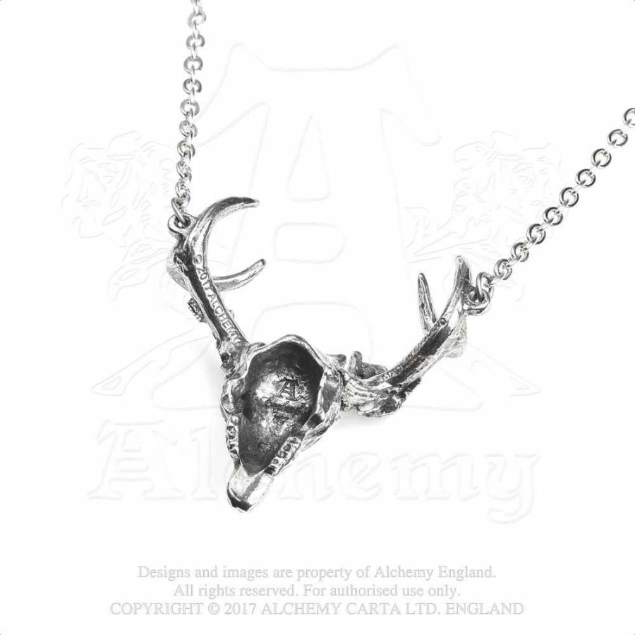 photo n°2 : Pendentif ALCHEMY GOTHIC 'white hart black rose'