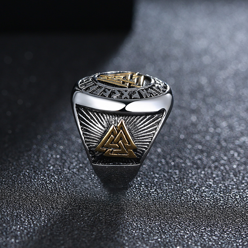 photo n°3 : Bague Viking 'valknut'
