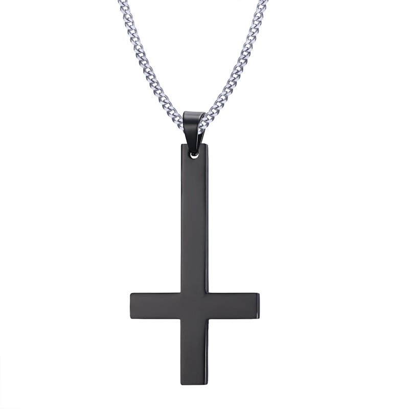 Croix satanique noire