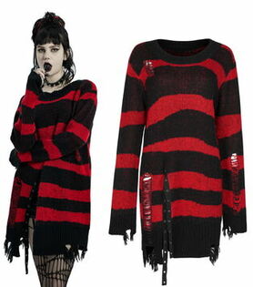 Pull oversize PUNK RAVE 'red moon'