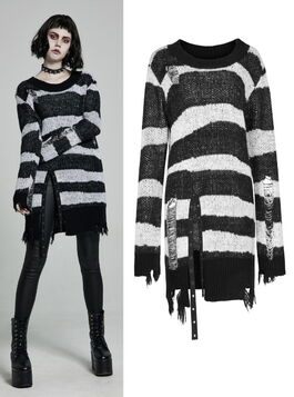 Pull oversize PUNK RAVE 'white moon'