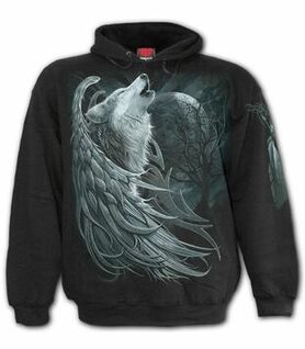 Sweat capuche dark wear SPIRAL 'Wolf Spirit'