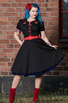 Robe rétro DOLLY AND DOTTY 'Sherry rockabilly'