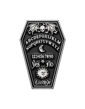 Pin's Gothique Ouija Cercueil
