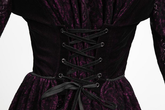 Veste Steampunk Vintage Pour Hommes - Noir - Tailcoat Gothique Robe Manteau Noir