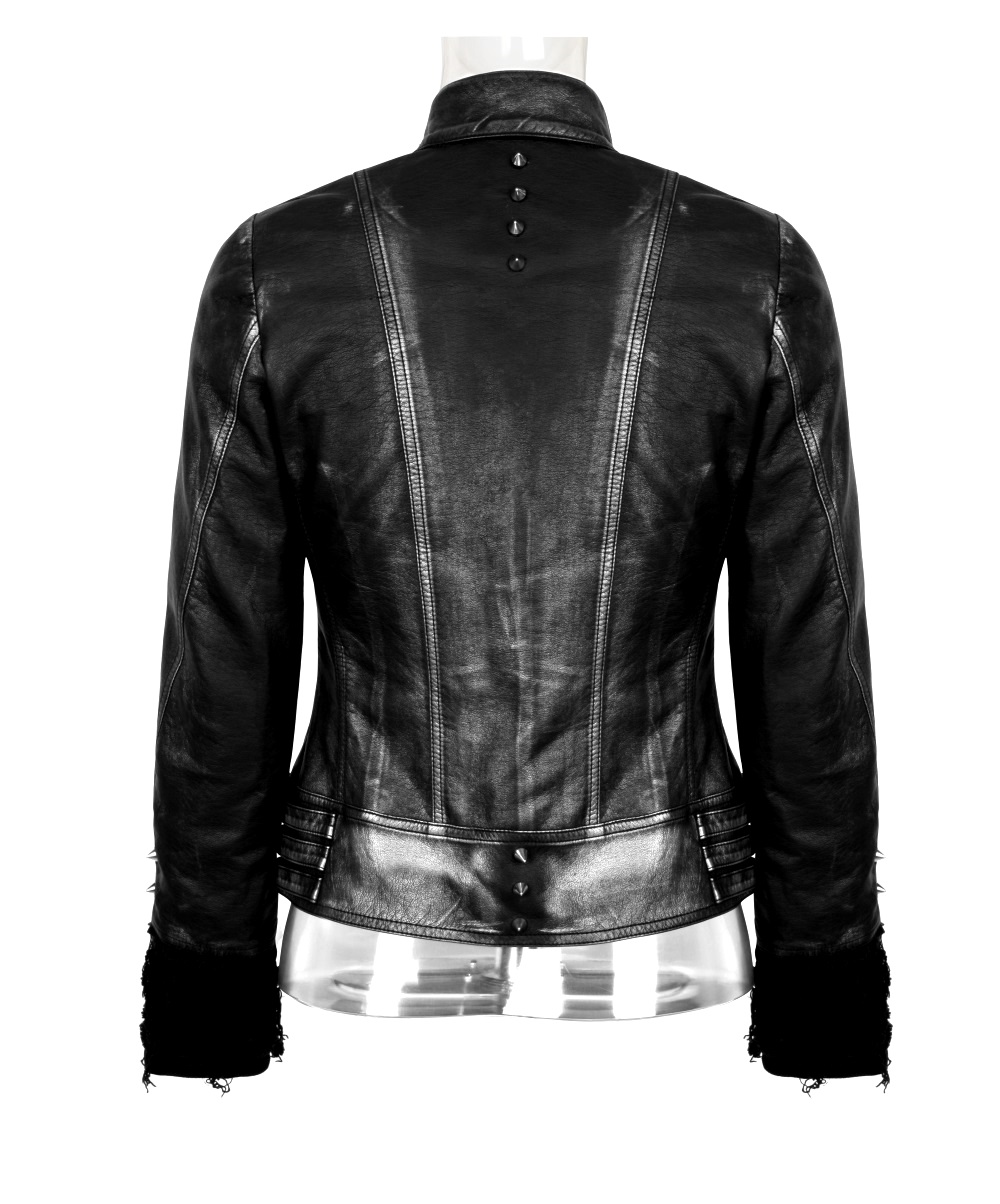 Gilet clouté noir gothique féminin élégant - hard'n'heavy