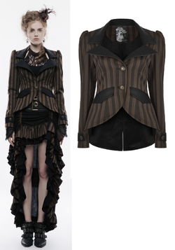 Veste steampunk PUNK RAVE 'victorine'