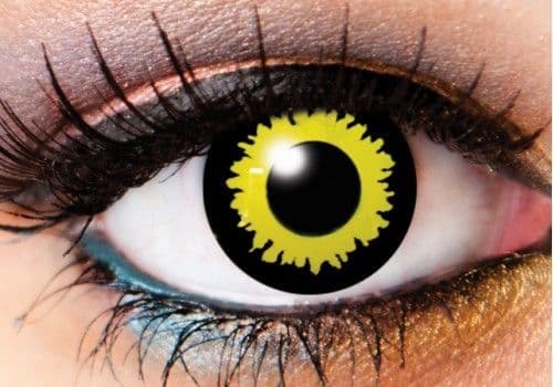 Lentilles gothiques 1 JOUR jaune